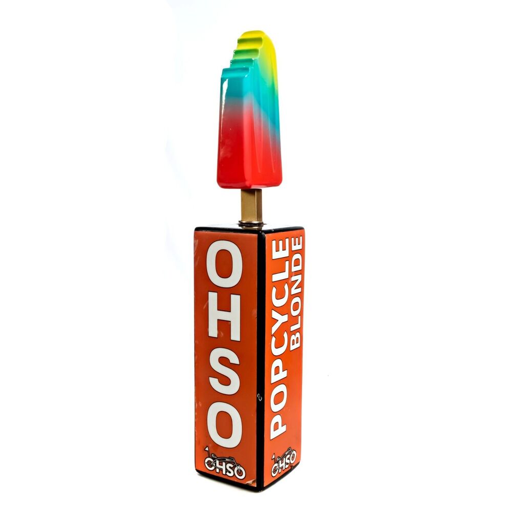 OHSO Popcycle Blonde Beer Tap Handle - 10 1/2"